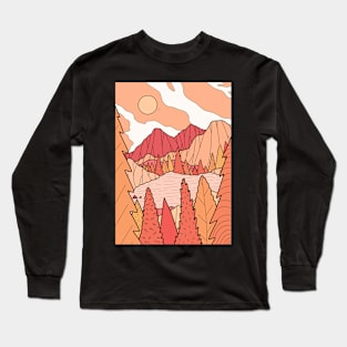 The land of forests and hills Long Sleeve T-Shirt